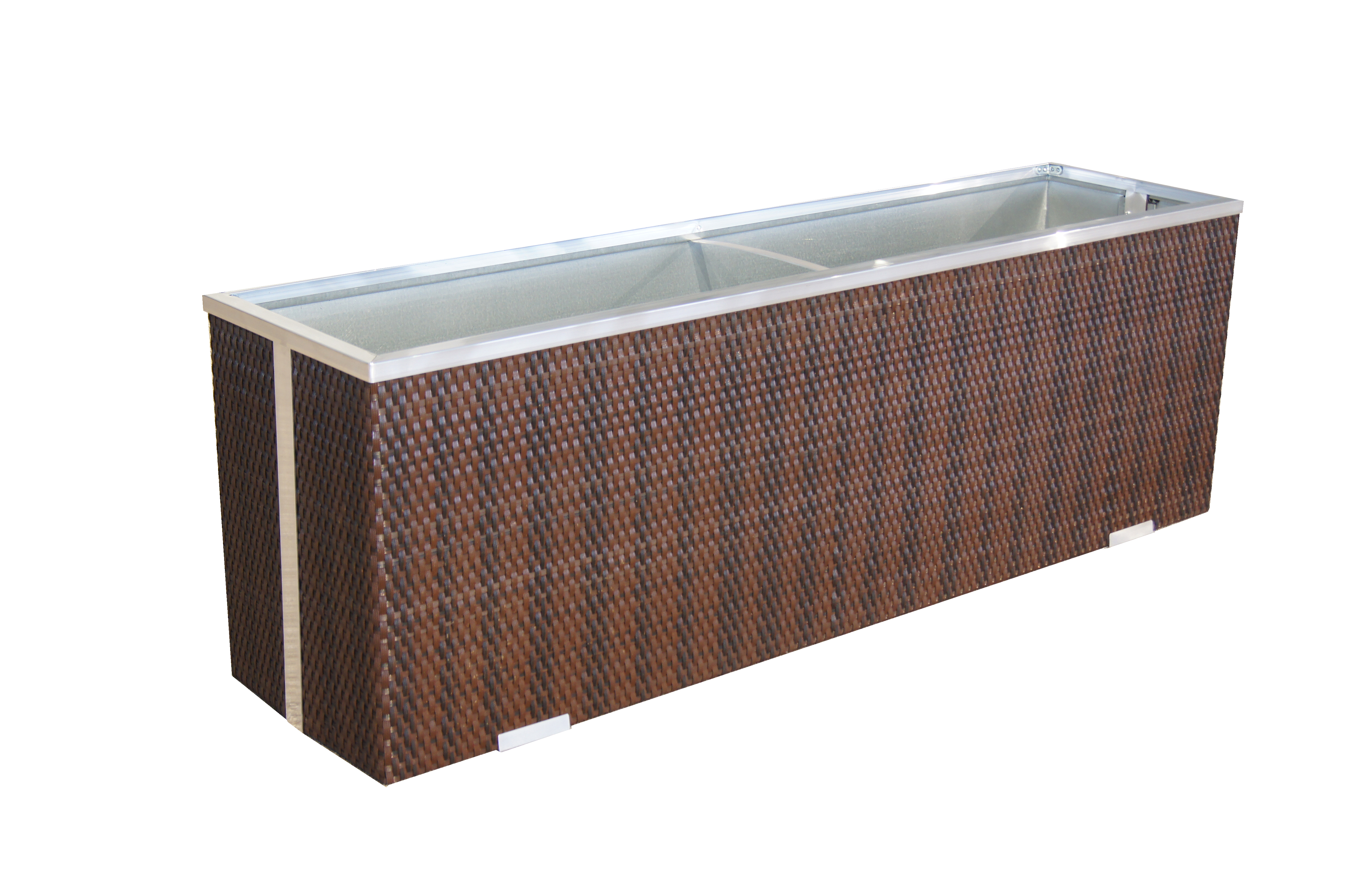 Rattan Pflanzkübel 150 x 39 x 50 cm