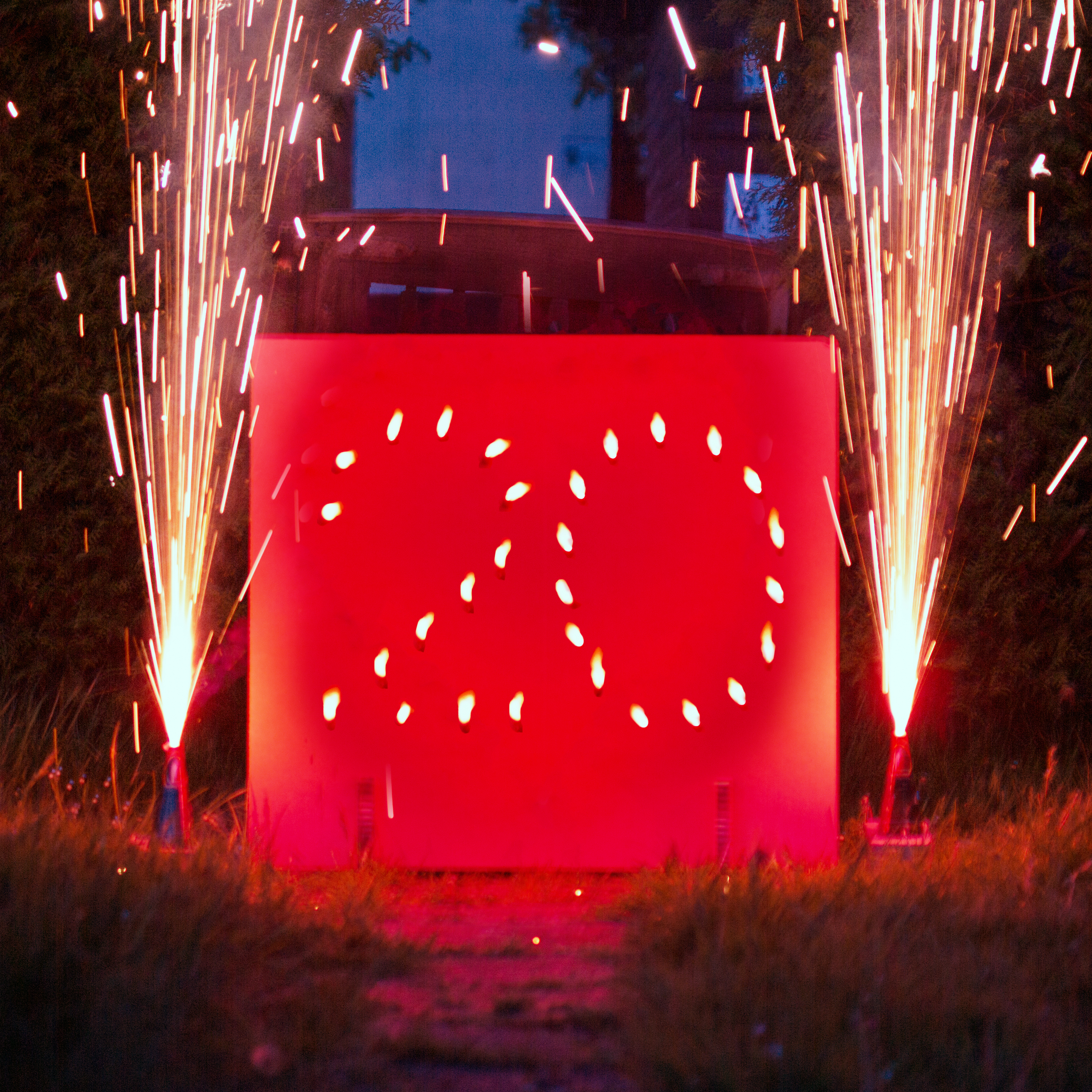 Brennende Zahl - Geburtstag 20 Brennende Zahl - Geburtstag 20