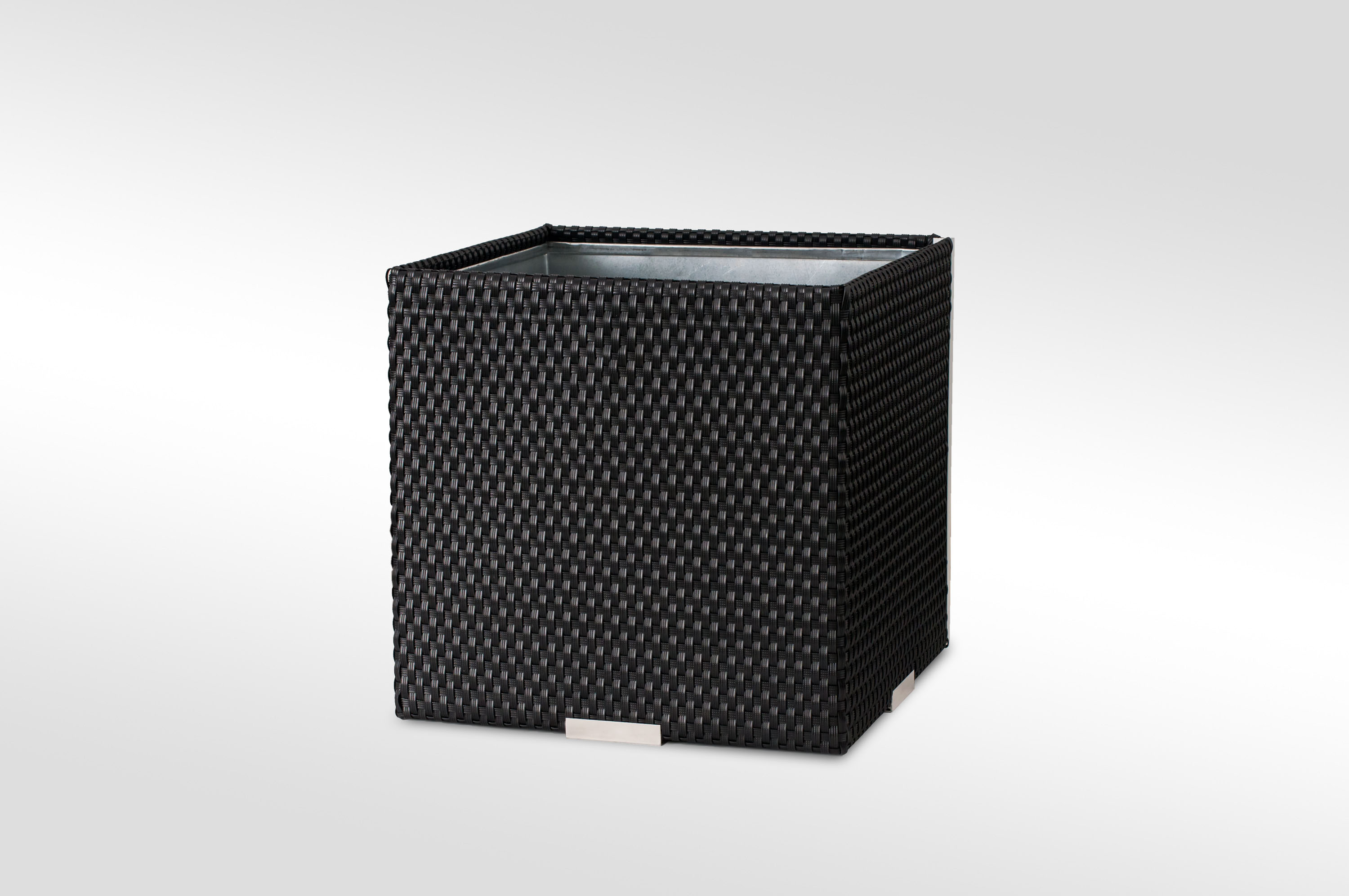Rattan Pflanzkübel 46 x 46 x 46 cm