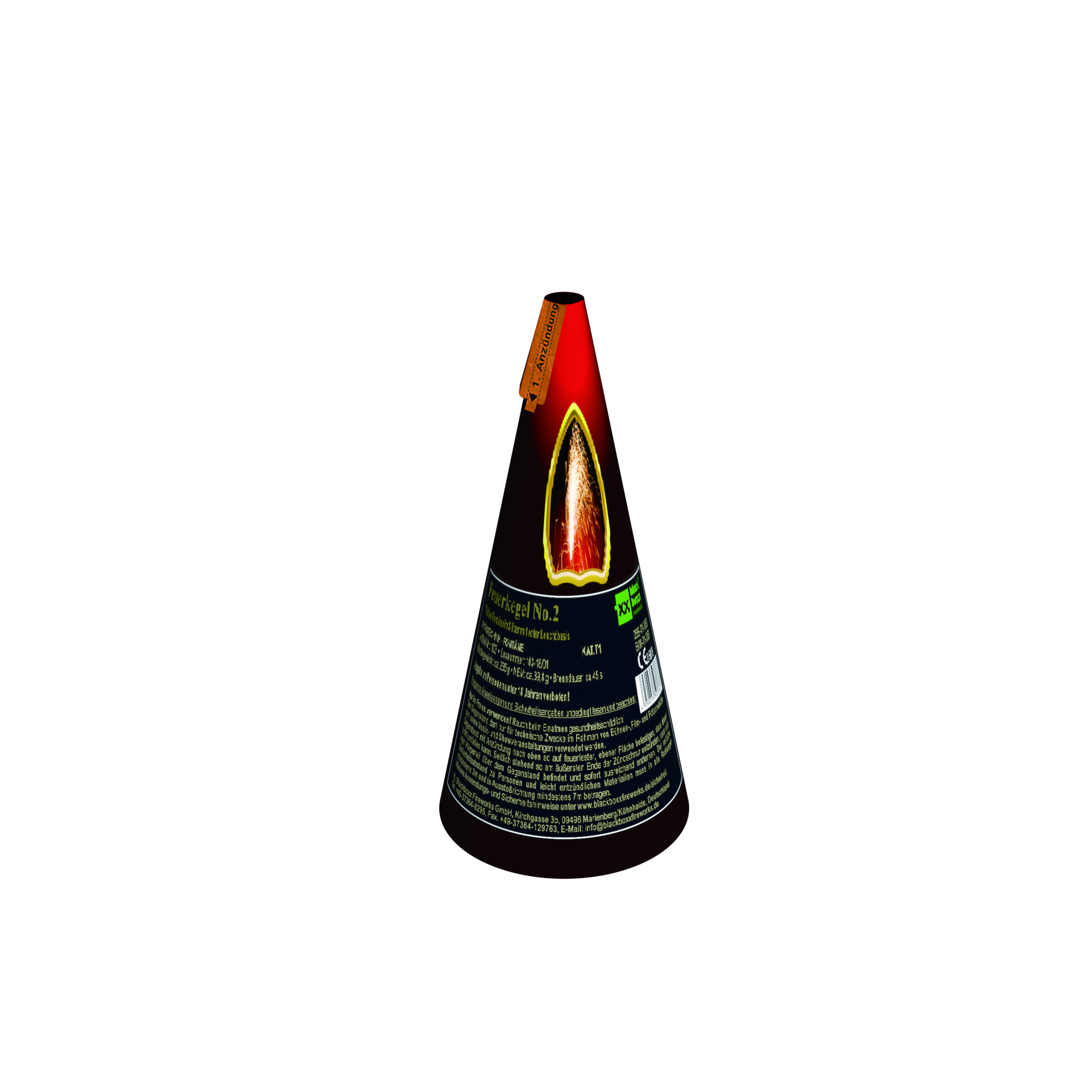 Feuerkegel No.2, Rot Feuerkegel No.2, Rot
